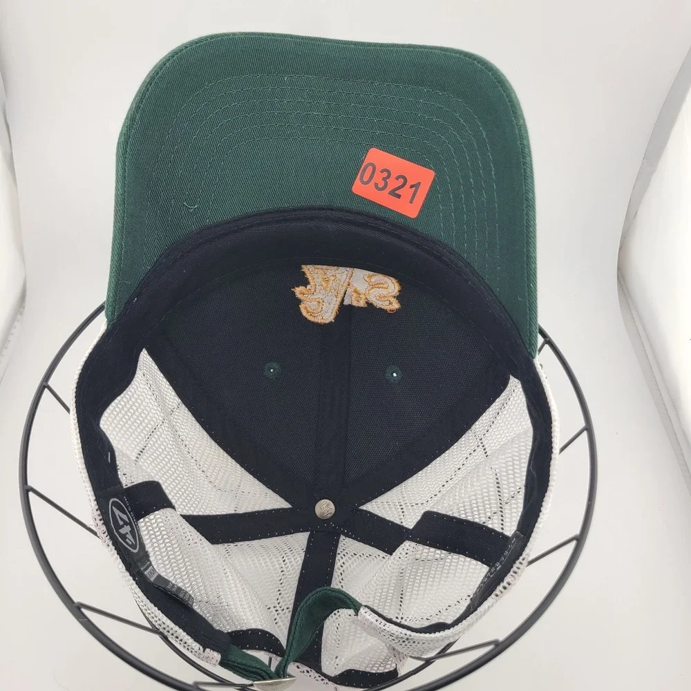 47 Brand Oakland Athletics MLB Trucker Hat Green White Adjustable Strapback Cap